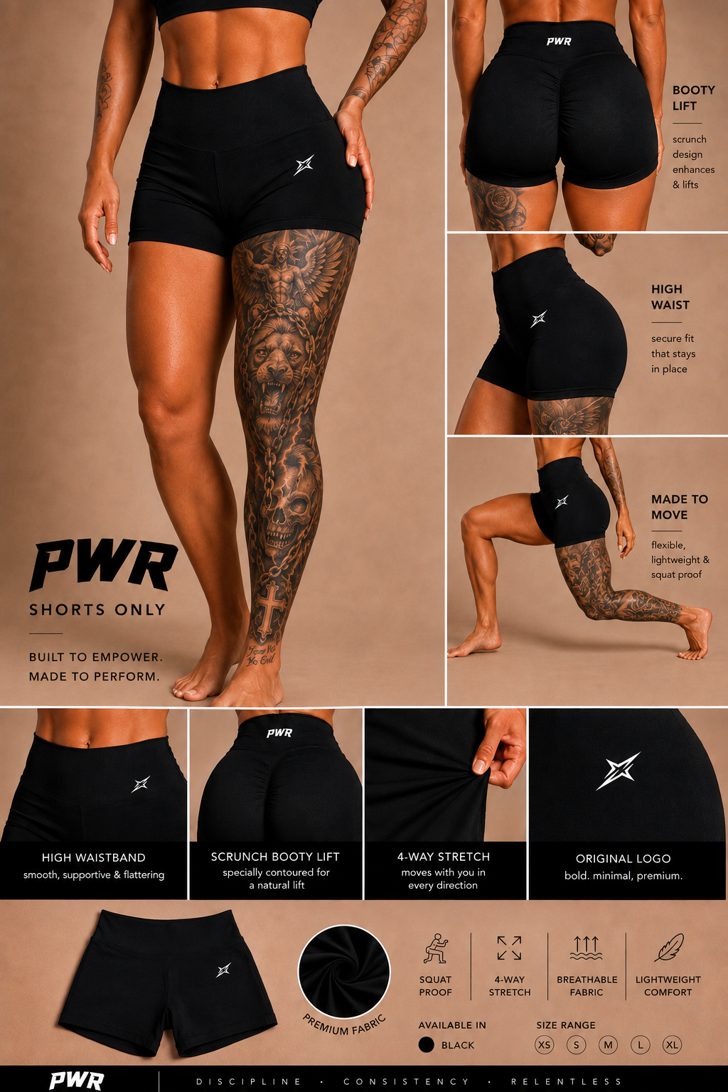 PWR Performance Shorts