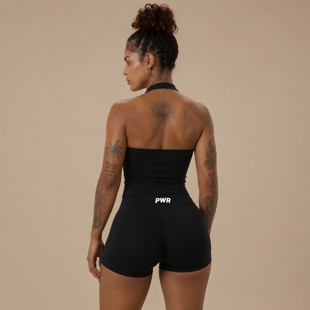 PWR Women’s Performance Short Set Black