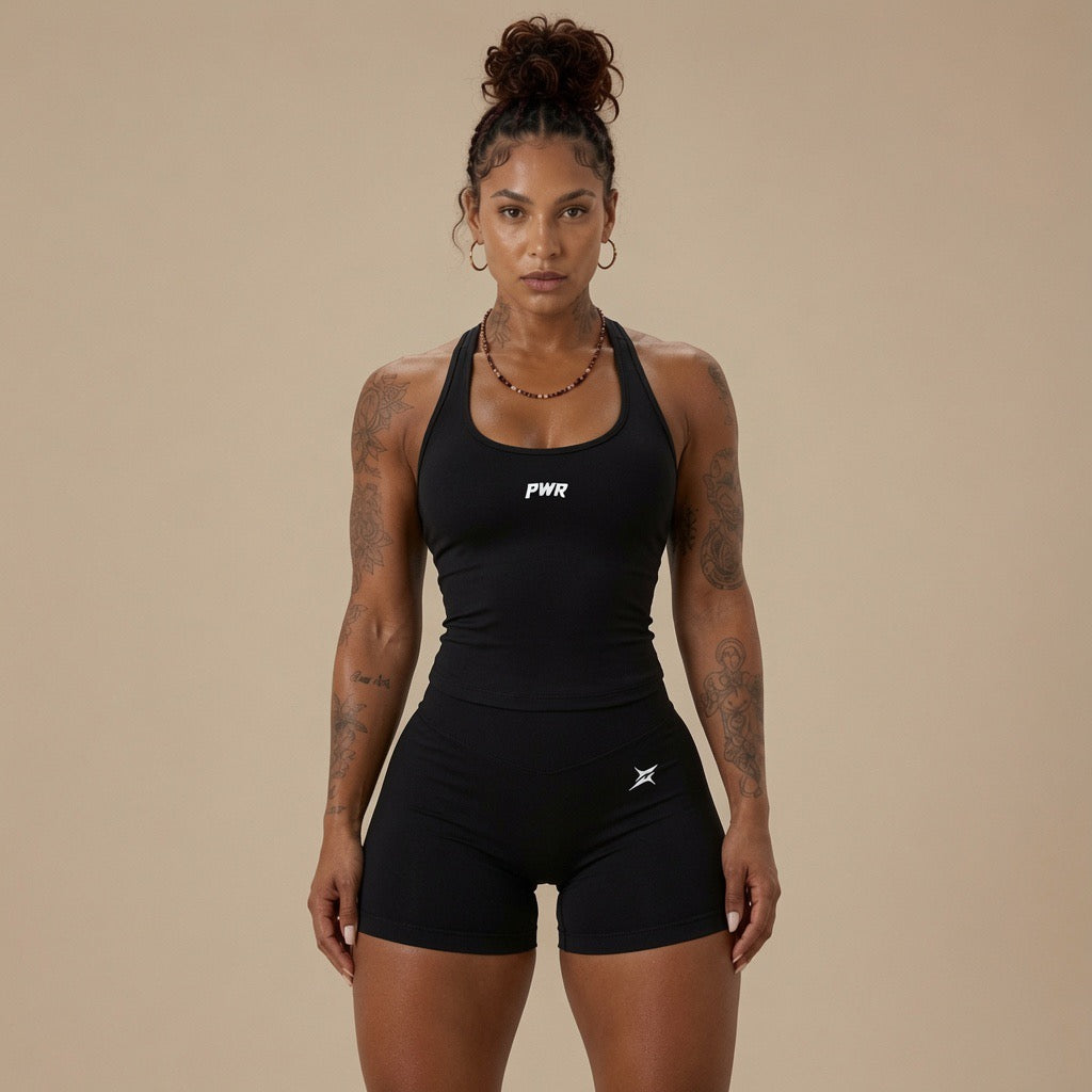 PWR Women’s Performance Short Set Black