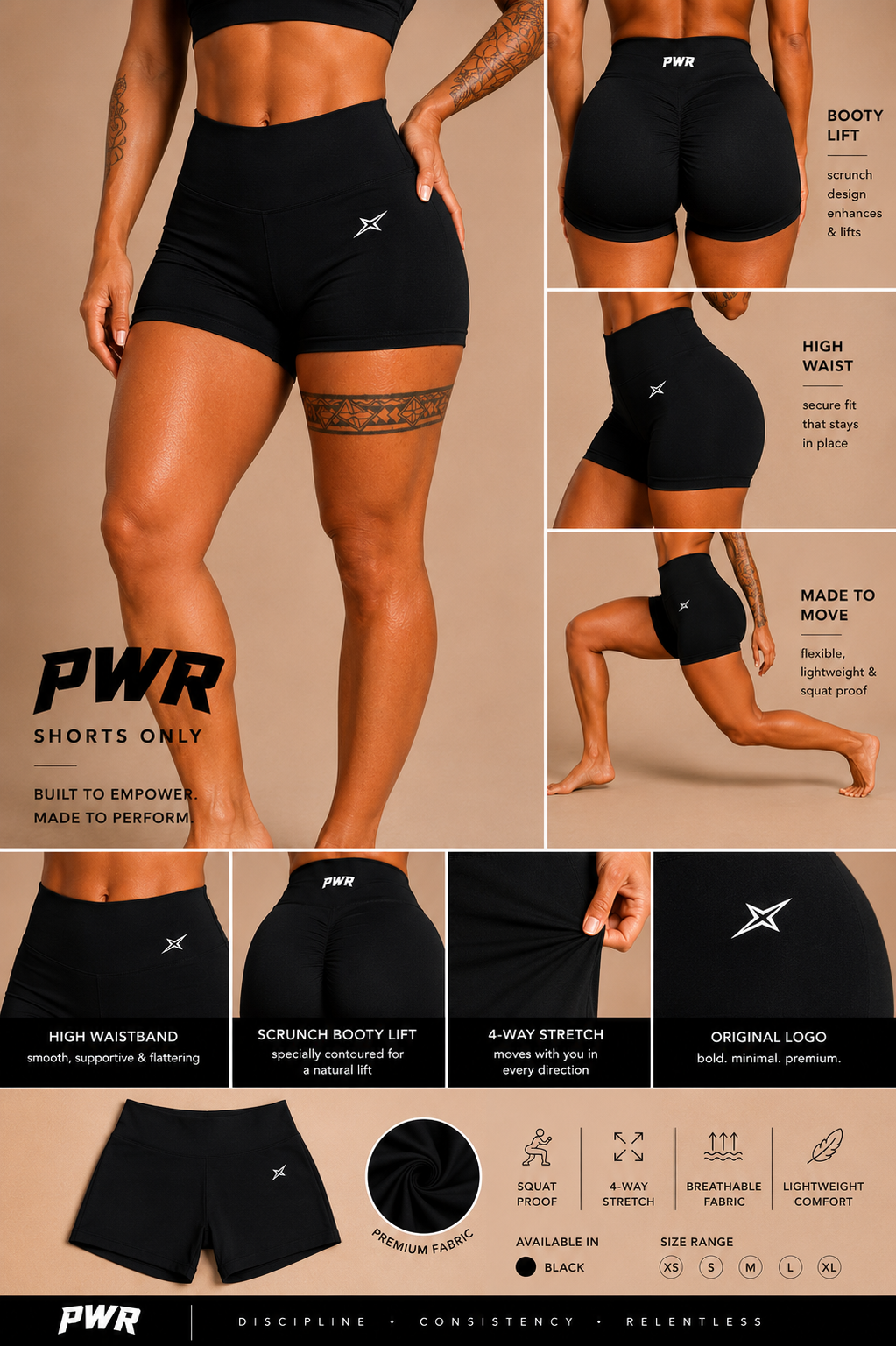 PWR Performance Shorts