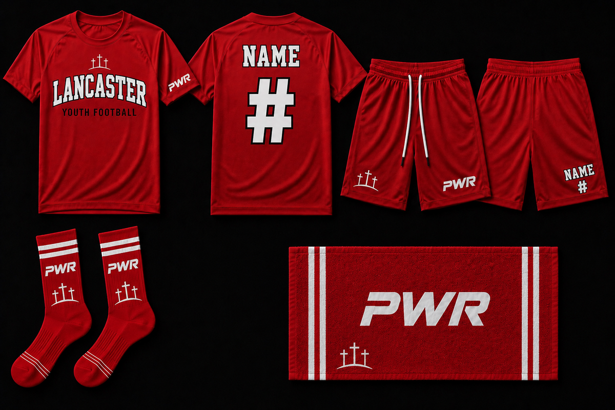 PWR × Lancaster YouthFootball Spirit Pack