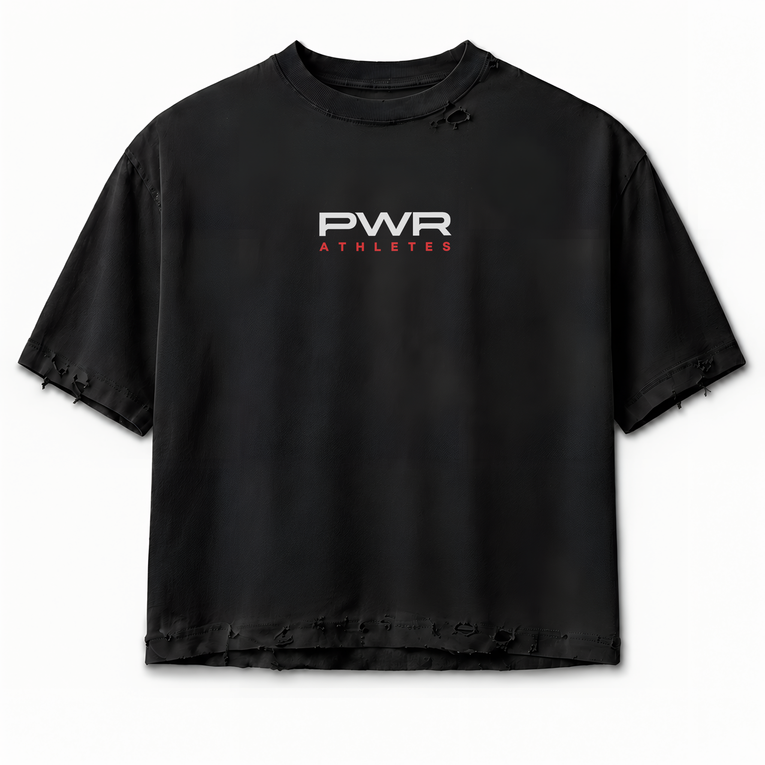 PWR Athletes “One of One” Distressed Tee
