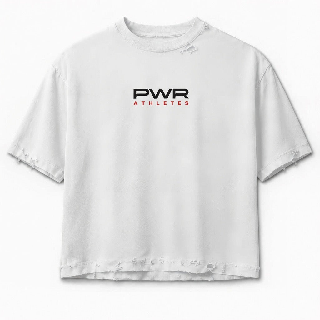 PWR Athletes “One of One” Distressed Tee