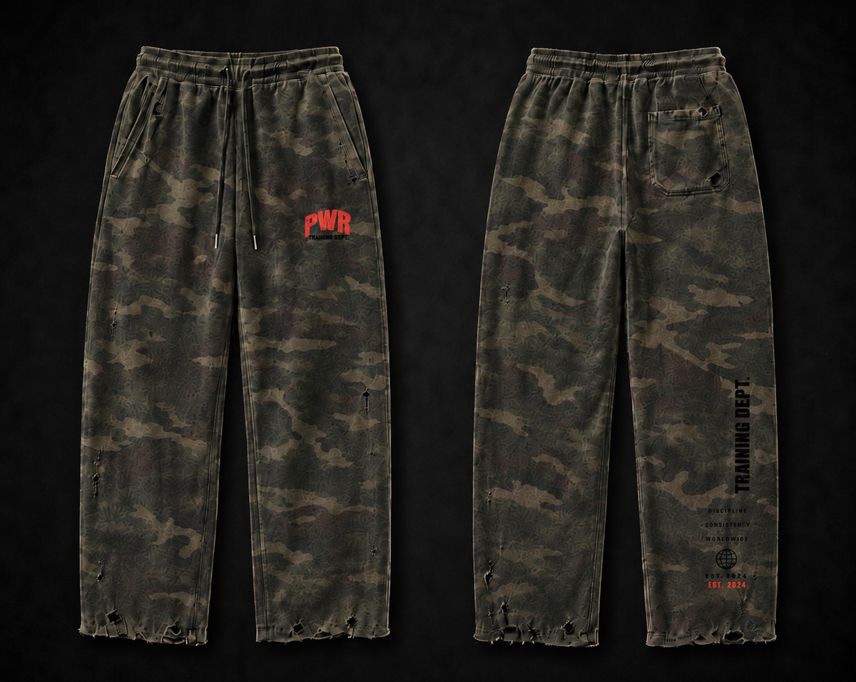 PWR Training Dept Distressed Sweatpants