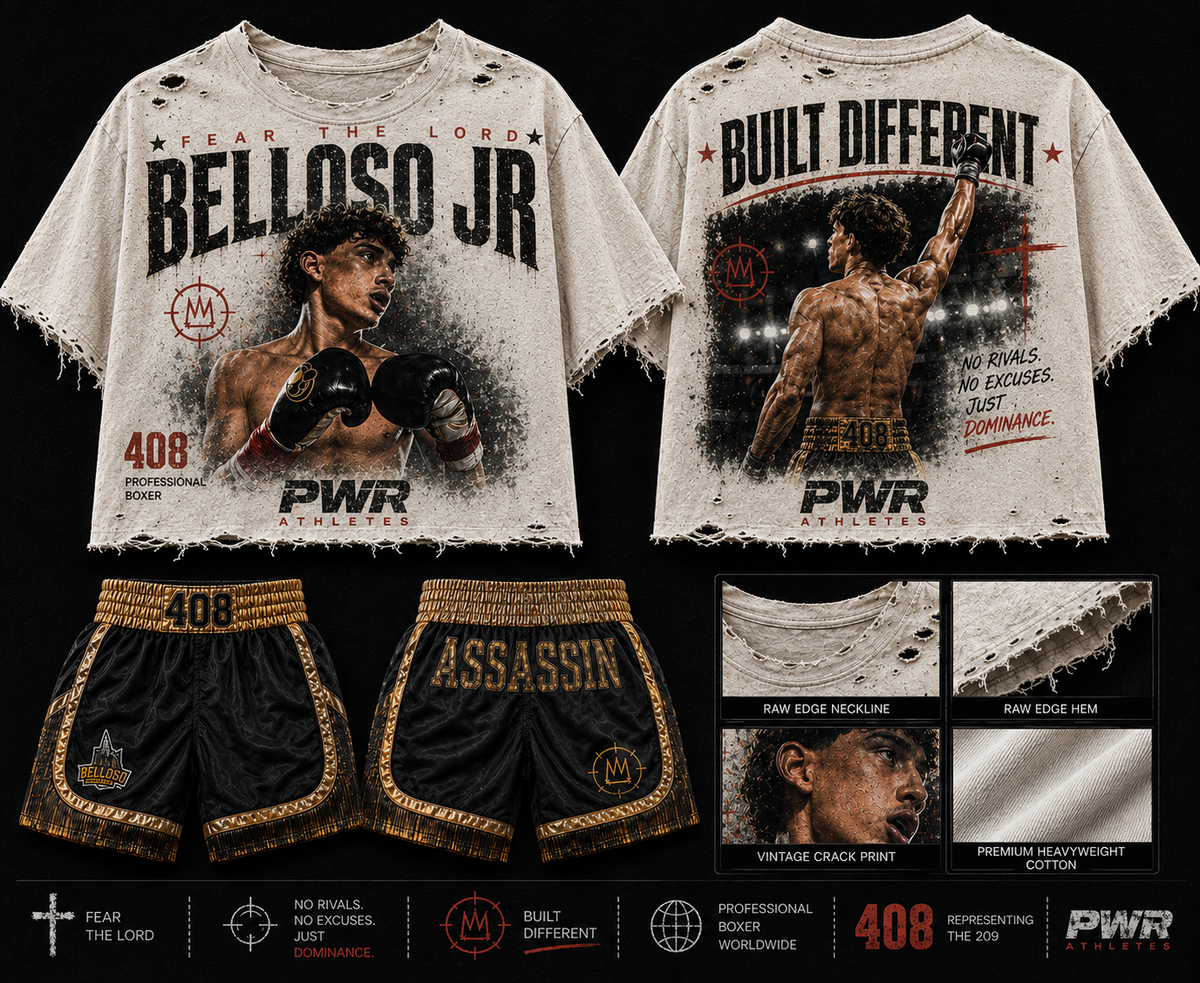 PWR x Belloso Jr. “Fear The Lord” Vintage Tee